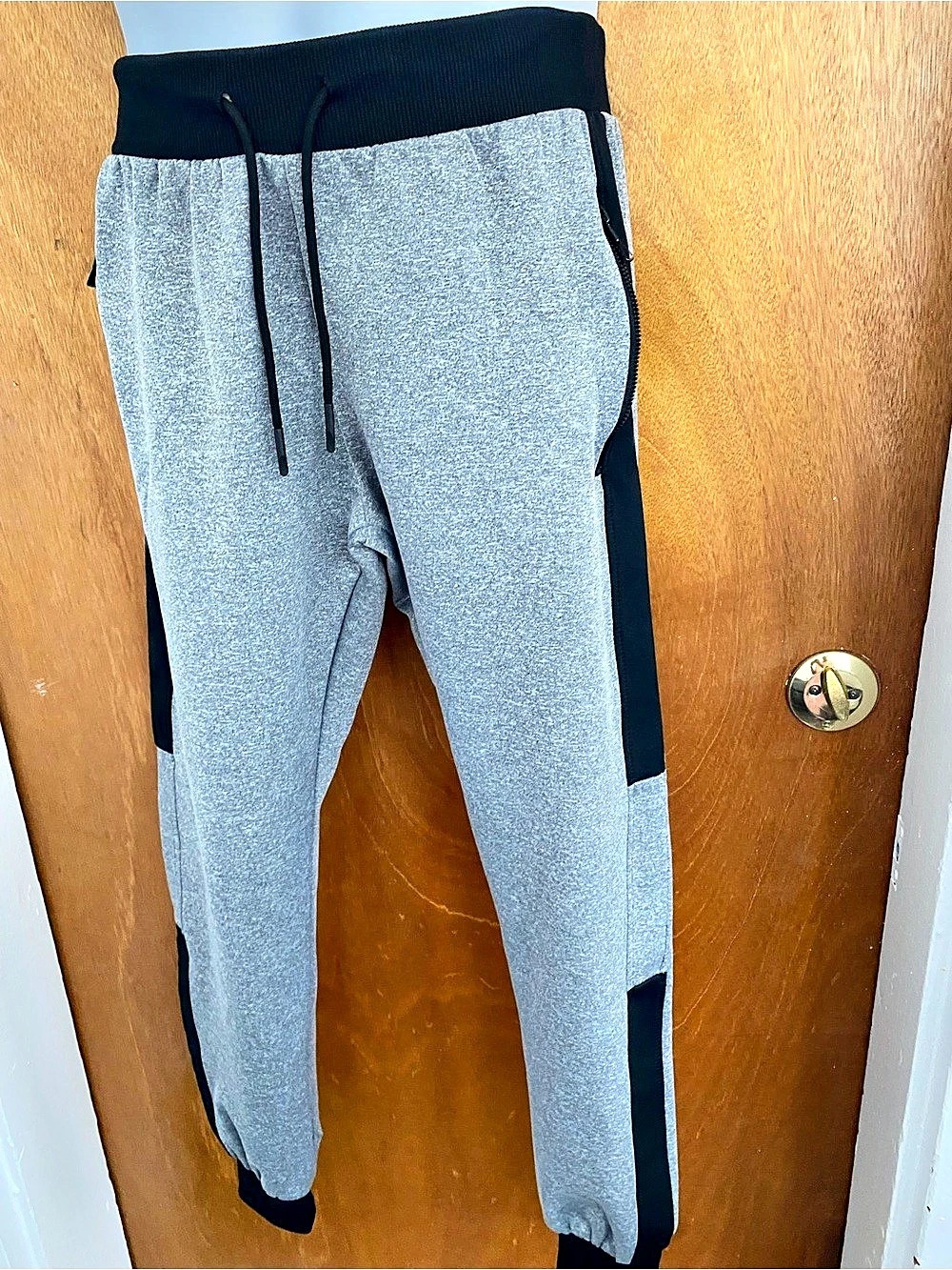 Gray & Black Track Pants Size Small Like New
